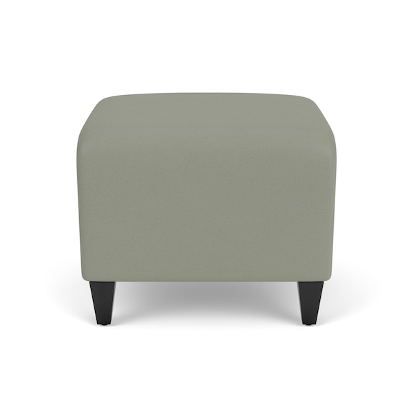 Lesro Siena Lounge Reception 1 Seat Bench, Black, OH Eucalyptus Upholstery SN1001 - main